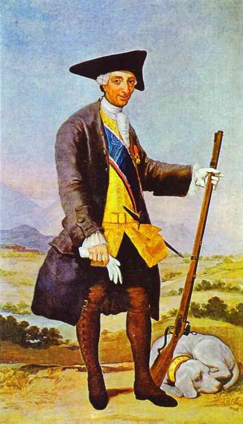 charles iii in hunting costume